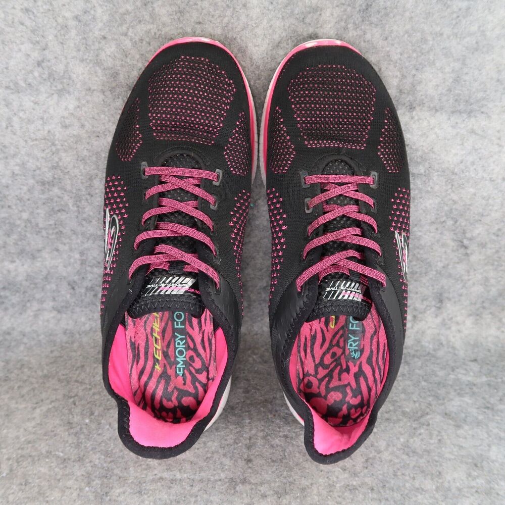 Skechers Shoes Womens 7.5 Athletic Trainers Sport Microburst Supersonic Pink Low - Picture 6 of 13